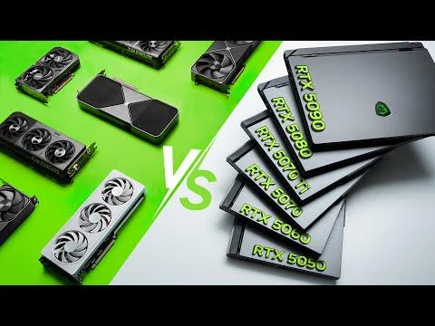 GPU Desktop vs GPU Laptop : Pourquoi ta RTX 5070 Desktop n'a rien à voir avec une RTX 5070 Laptop Le malentendu le plus courant en PC gaming